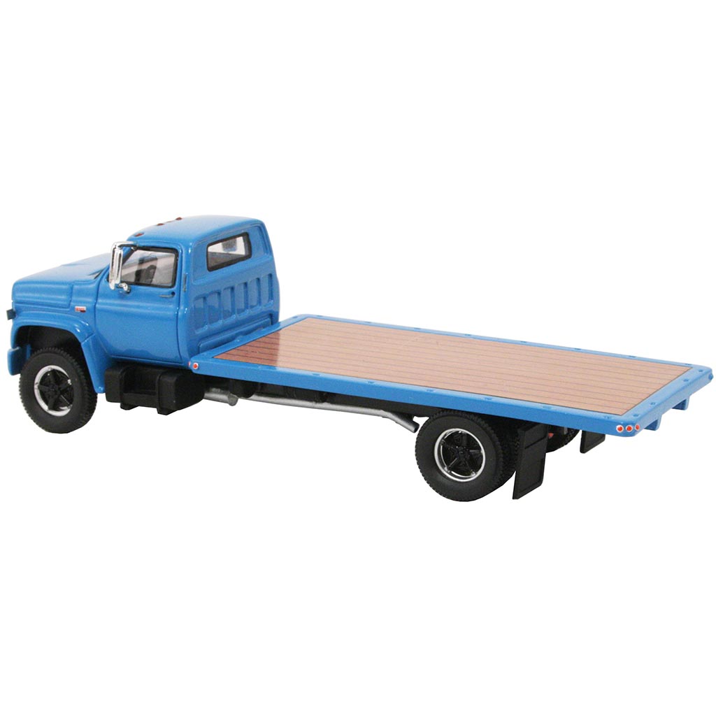 1975 GMC 6000 Medium-Duty Flatbed Truck (Blue)