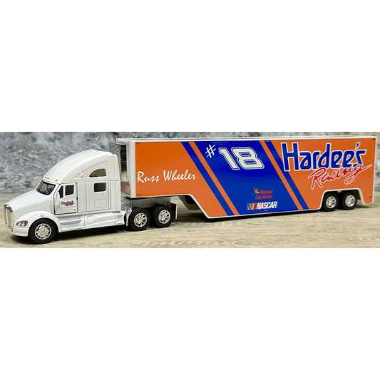 Kenworth T700 w/Racing Van Trailer "Russ Wheeler Hardee's Racing Nascar Winston Cup Series Hauler"