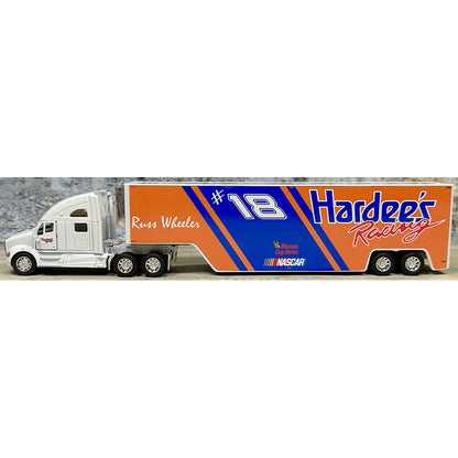 Kenworth T700 w/Racing Van Trailer "Russ Wheeler Hardee's Racing Nascar Winston Cup Series Hauler"