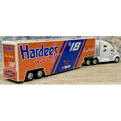 Kenworth T700 w/Racing Van Trailer "Russ Wheeler Hardee's Racing Nascar Winston Cup Series Hauler"