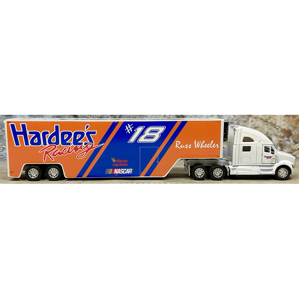 Kenworth T700 w/Racing Van Trailer "Russ Wheeler Hardee's Racing Nascar Winston Cup Series Hauler"