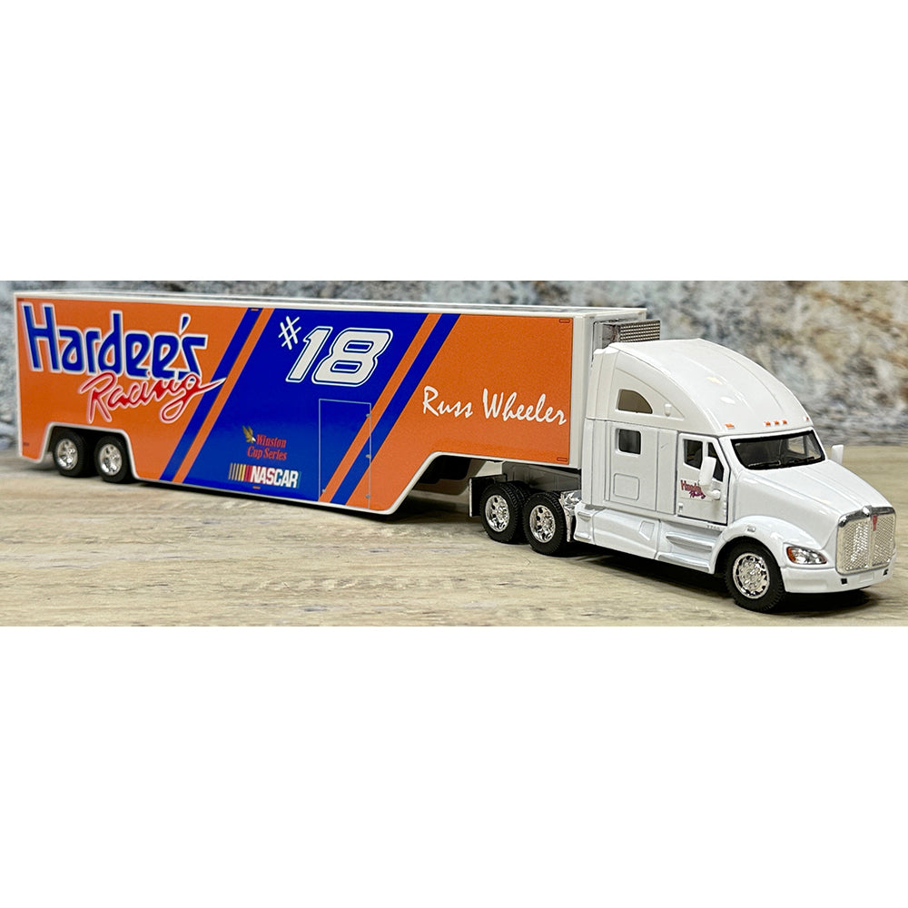 Kenworth T700 w/Racing Van Trailer "Russ Wheeler Hardee's Racing Nascar Winston Cup Series Hauler"