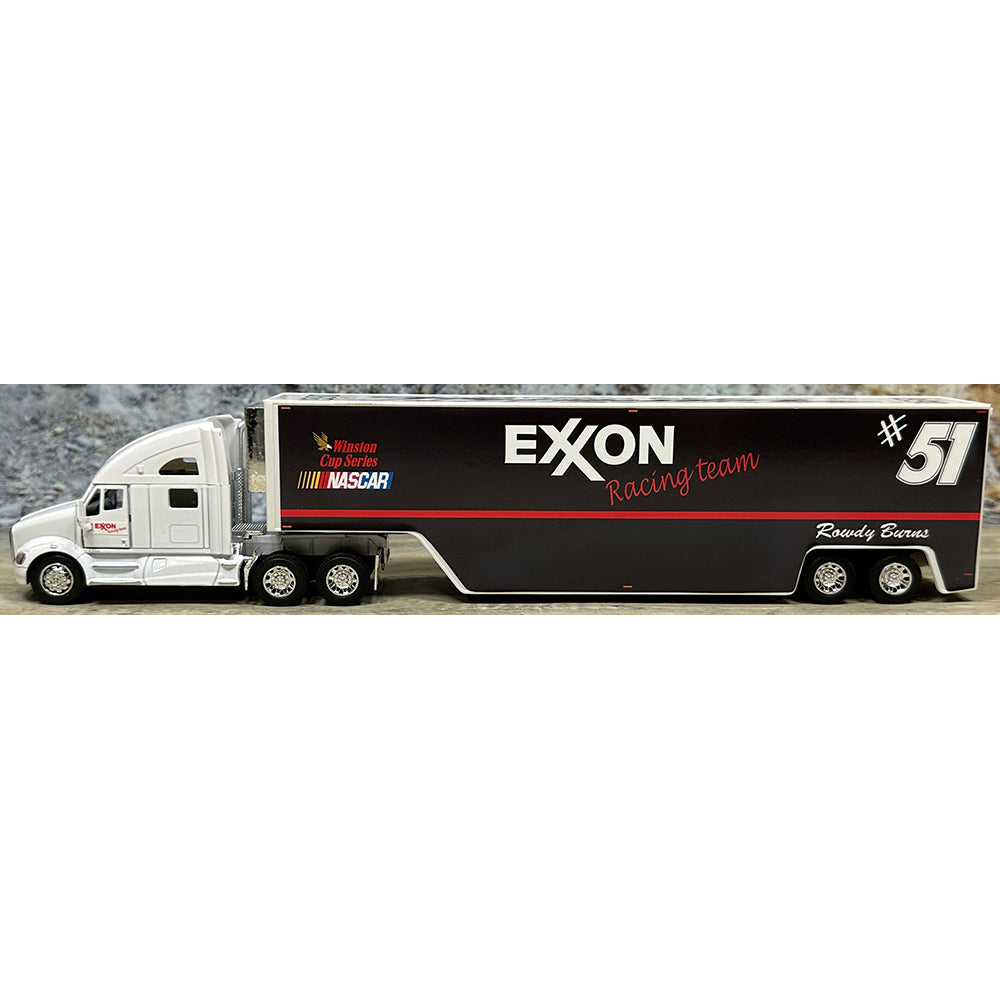 Kenworth T700 w/Racing Van Trailer "Rowdy Burns Exxon Racing Team Nascar Winston Cup Series Hauler"