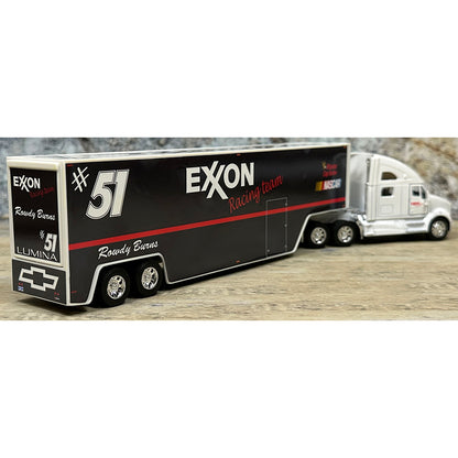 Kenworth T700 w/Racing Van Trailer "Rowdy Burns Exxon Racing Team Nascar Winston Cup Series Hauler"