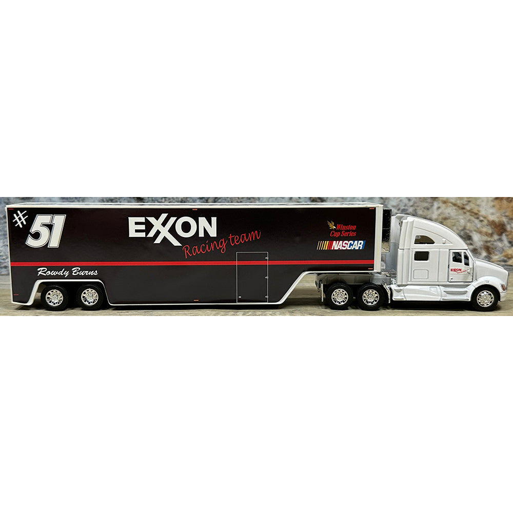 Kenworth T700 w/Racing Van Trailer "Rowdy Burns Exxon Racing Team Nascar Winston Cup Series Hauler"