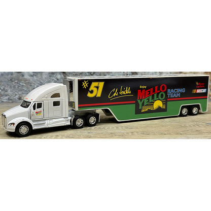 Kenworth T700 w/Racing Van Trailer "Cole Trickle Mellow Yellow Racing Team Nascar Winston Cup Series Hauler"