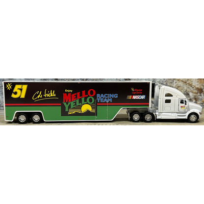 Kenworth T700 w/Racing Van Trailer "Cole Trickle Mellow Yellow Racing Team Nascar Winston Cup Series Hauler"