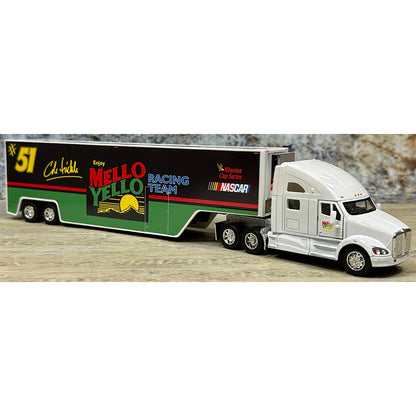 Kenworth T700 w/Racing Van Trailer "Cole Trickle Mellow Yellow Racing Team Nascar Winston Cup Series Hauler"