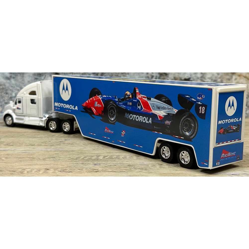 Kenworth T700 w/Racing Van Trailer "Driven Jimmy Bly Motorola CART Series Hauler"