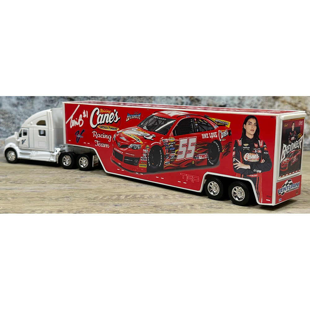 Kenworth T700 w/Racing Van Trailer "Toni Breidinger Raising Cane's Nascar Arca Series Hauler - Version 1"