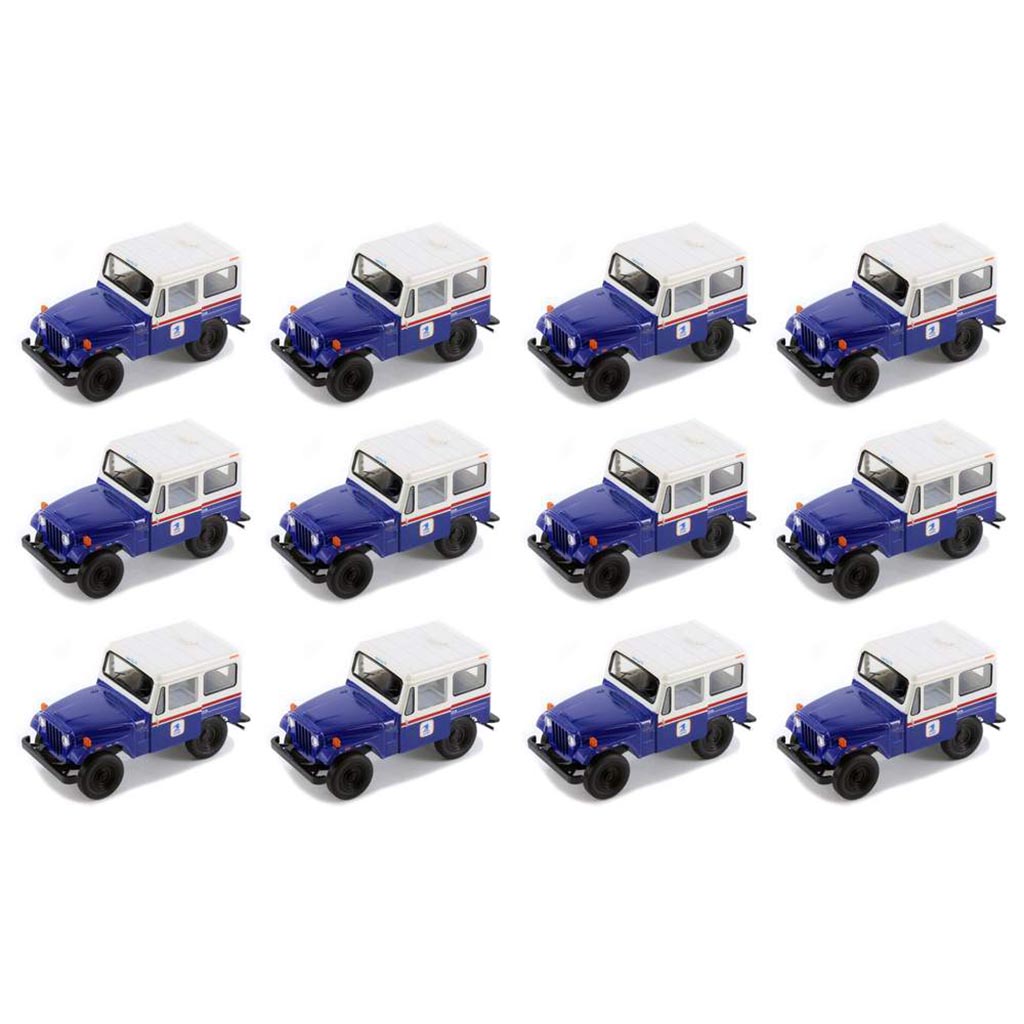 1971 Jeep DJ-5B "USPS" (Blue/White) Box of 12