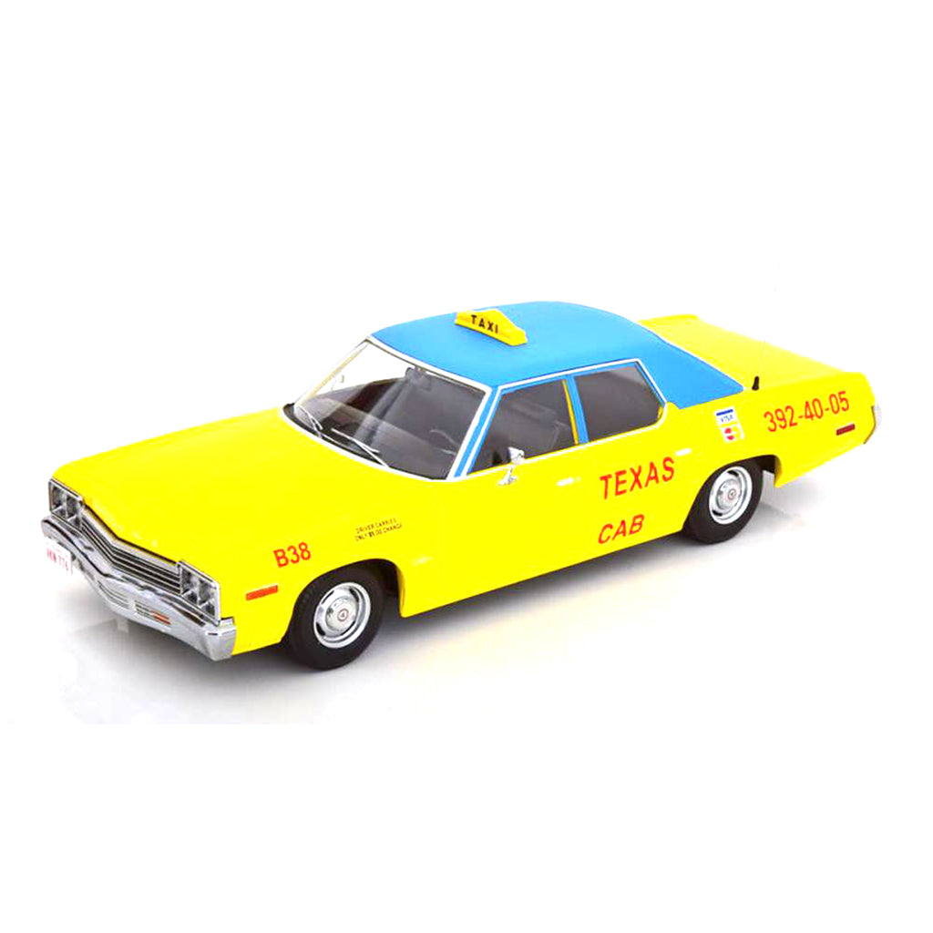 1974 Dodge Monaco 4-Door Taxi "Texas Cab" (Yellow/Blue)