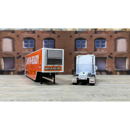 Kenworth T700 w/Moving Van Trailer "Blue Line Distribution - Little Caesars Pizza - Hot-N-Ready - We Deliver - Order Online"