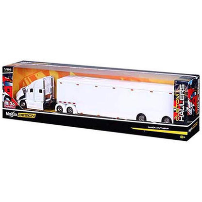 Mack Anthem with Racing Hauler Trailer (White)