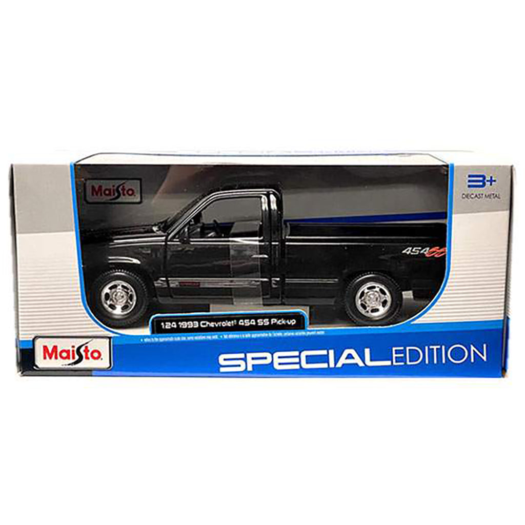 Chevrolet Model truck in packaging with Maisto branding on a white background