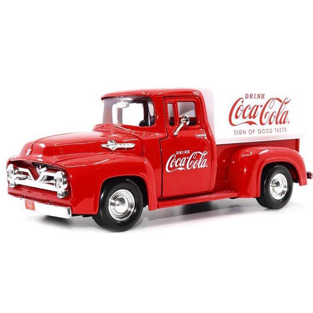 1955 Ford F-100 Pickup "Coca-Cola" (Red/White)