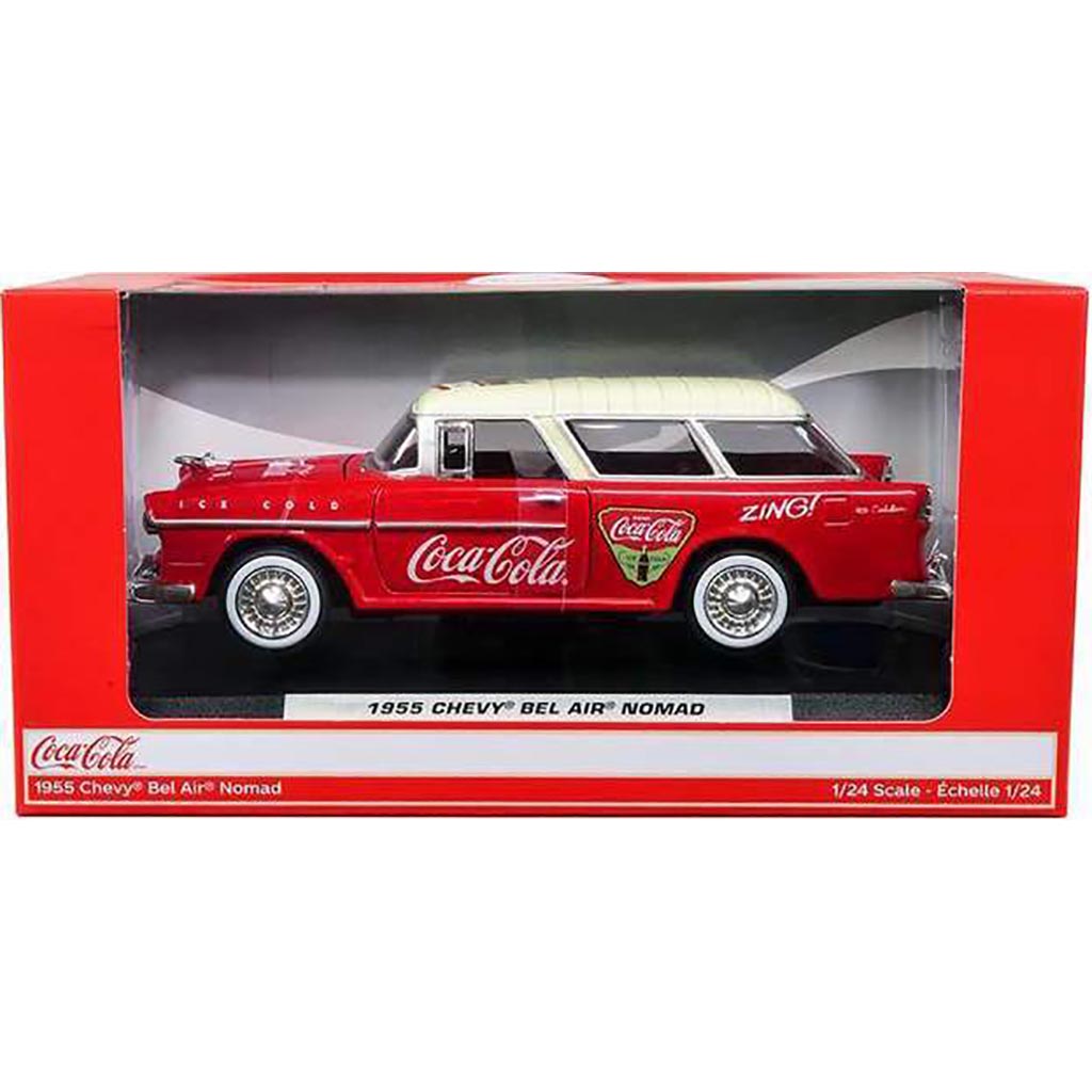 1955 Chevrolet Bel Air Nomad "Coca-Cola" (Red/White)