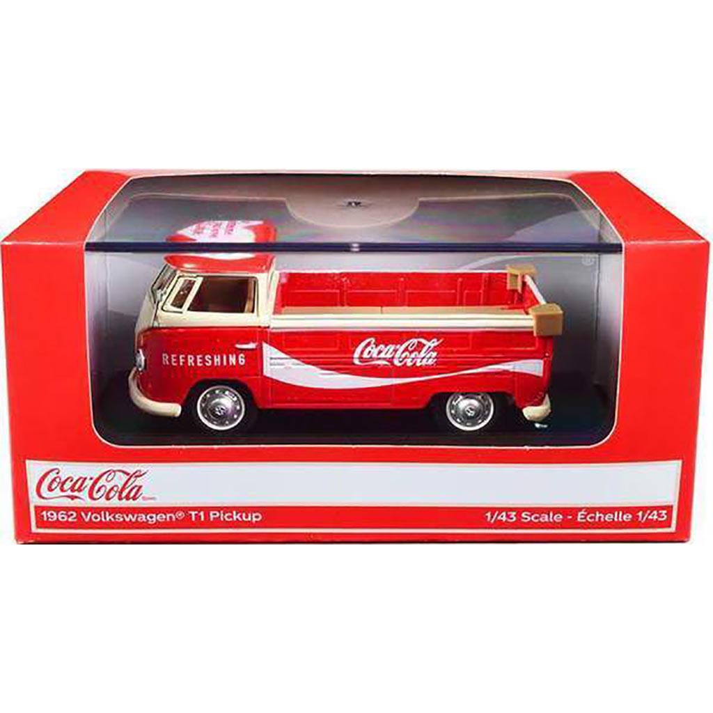 1962 Volkswagen T1 Pickup "Coca-Cola" (Red/Cream)