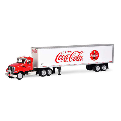 Mack Granite Day Cab w/53' Dry Van "Coca-Cola" (Red/White)