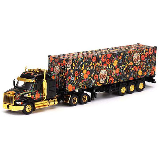 Western Star 49X w/40' Container & Chassis "2022 Day of the Dead"