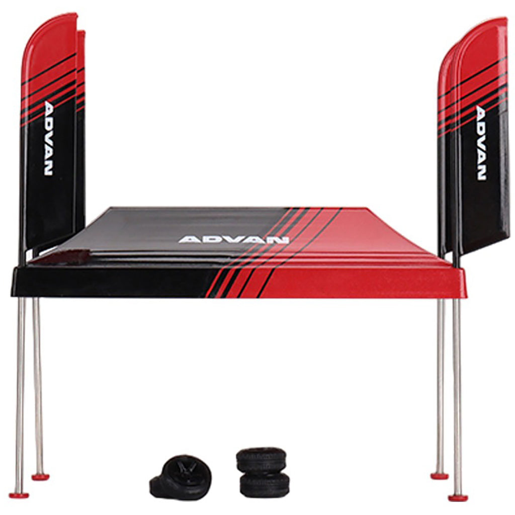 Paddock Service Tent Set "ADVAN" (Red/Black)