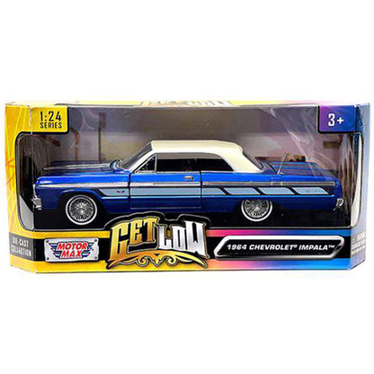 1964 Chevrolet Impala Lowrider (Candy Blue Metallic w/Cream Top)