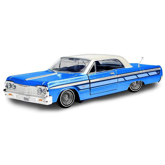1964 Chevrolet Impala Lowrider (Candy Blue Metallic w/Cream Top)