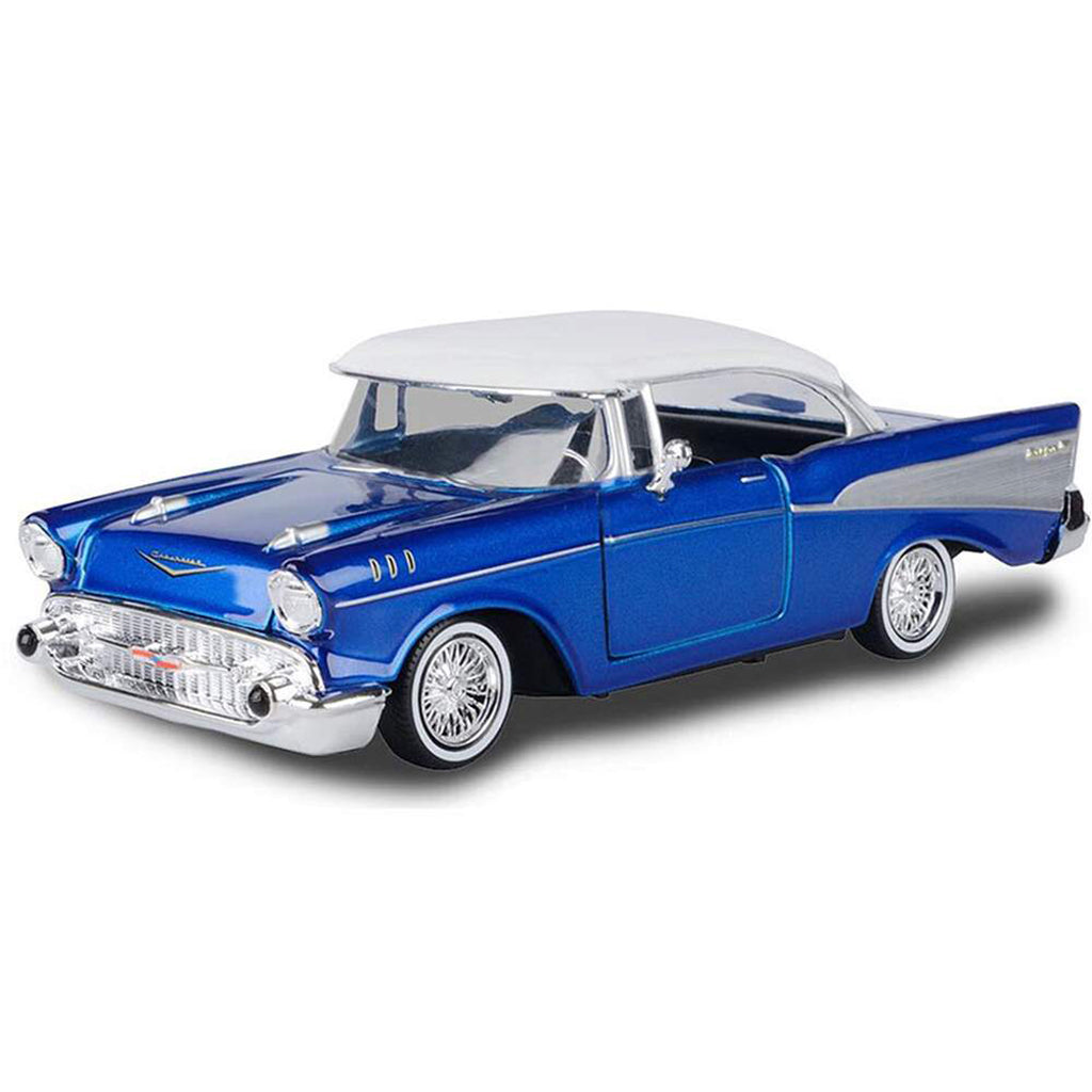 1957 Chevrolet Bel Air Coupe Lowrider (Blue w/White Top)