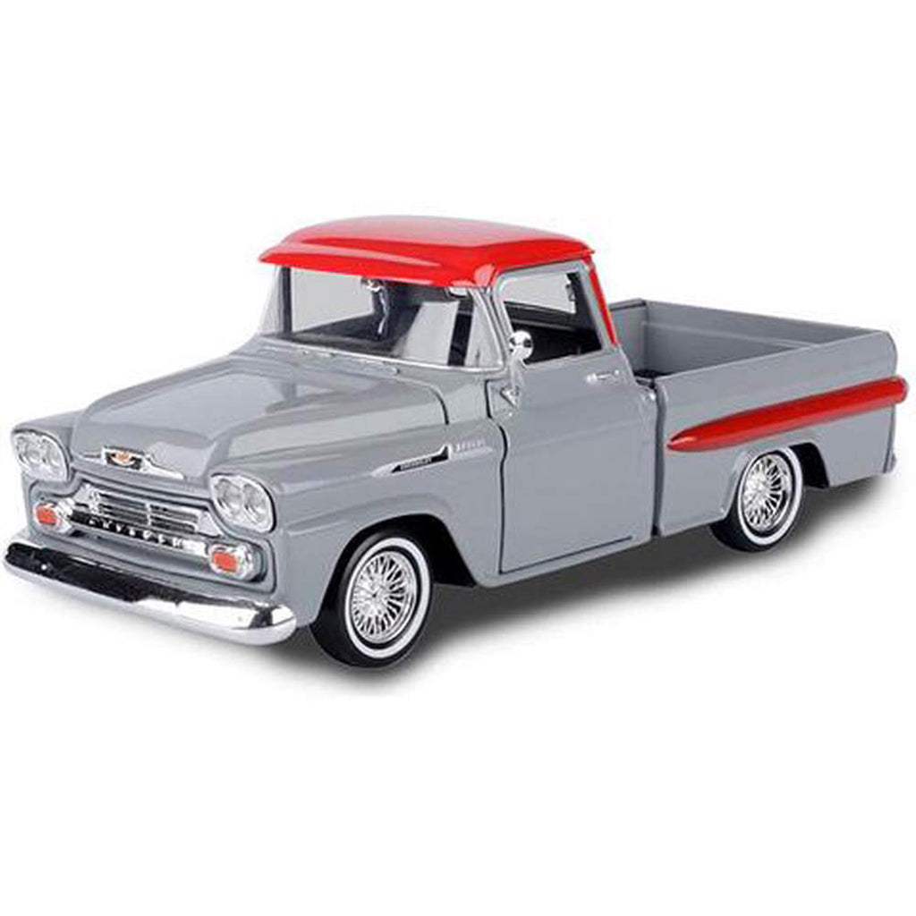 1958 Chevrolet Apache Pickup Truck (Gray w/Red Top)