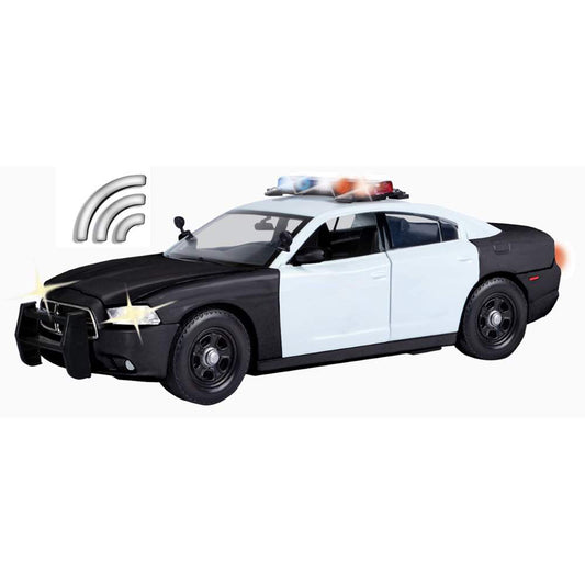 2011 Dodge Charger Pursuit (Black/White - Undecorated) "Lights &amp; Sounds"
