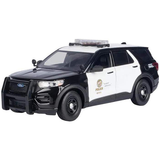 2022 Ford Police Interceptor Utility "LAPD - Los Angeles Police Dept." (Black/White) "Lights & Sounds"