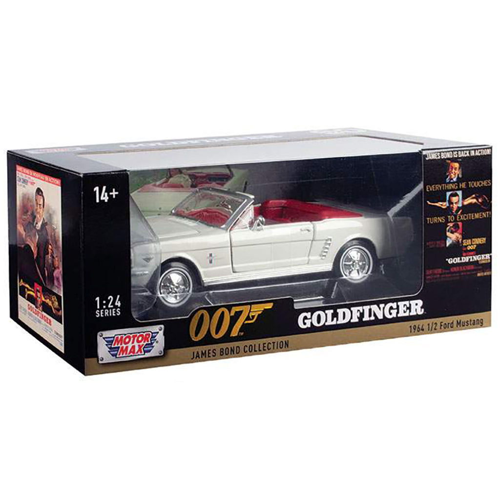 1964½ Ford Mustang Convertible (Wimbledon White/Red) "James Bond - 007 - Goldfinger"