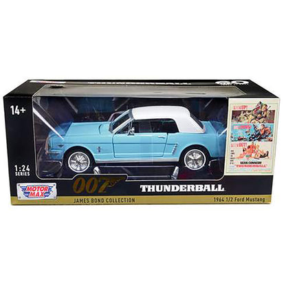 1964½ Ford Mustang Convertible (Blue/White) "James Bond - 007 - Thunderball"