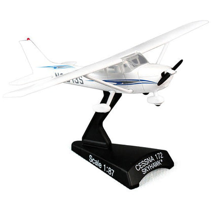 Cessna 172 Skyhawk "N403GF" (White w/Decal Sheets)