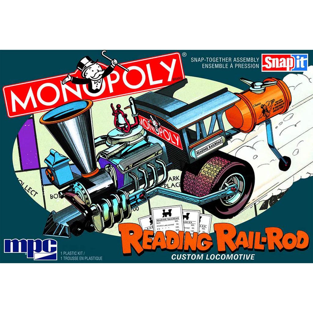 Monopoly Reading 'Rail Rod' Custom Locomotive