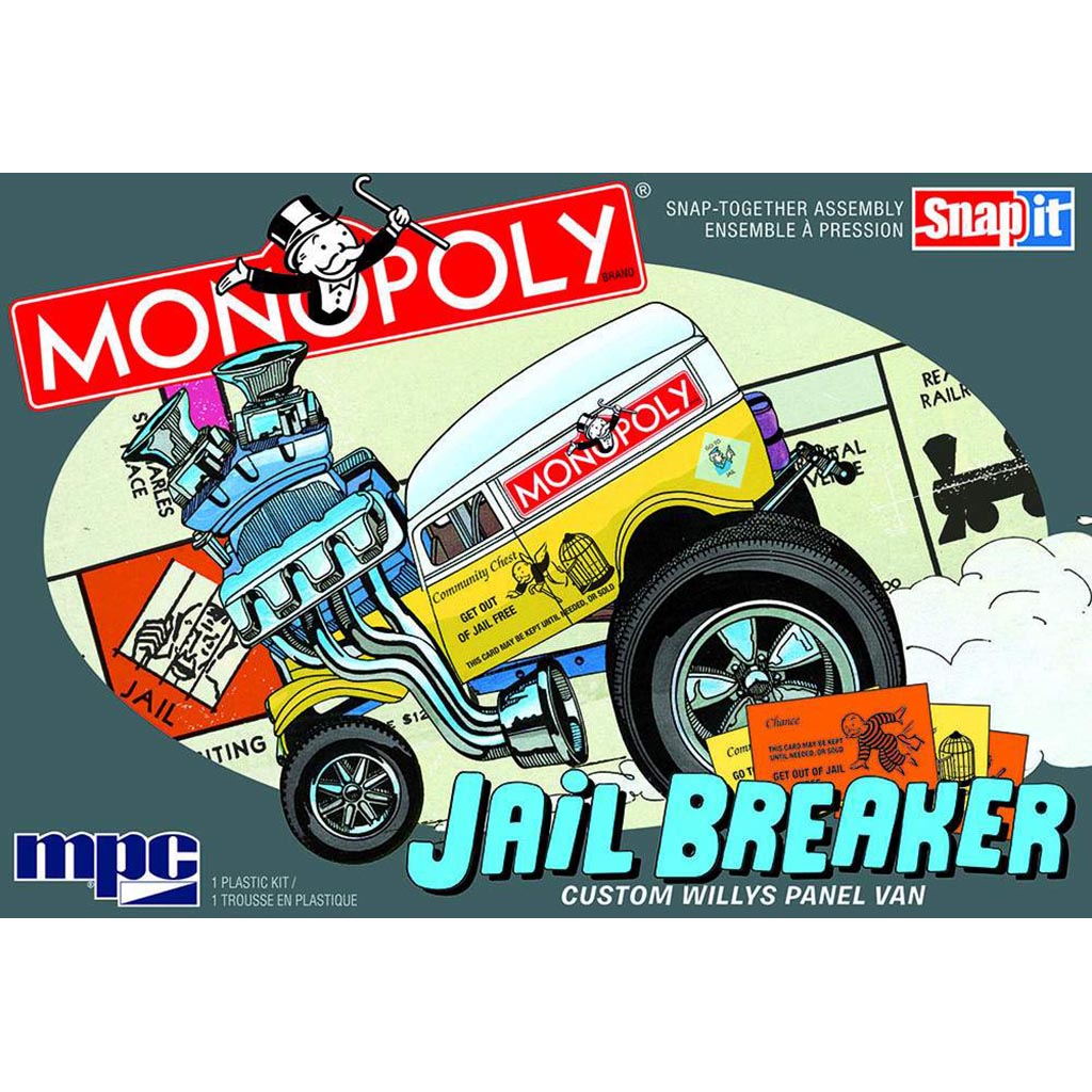 Monopoly Jail Breaker Custom Willys Panel