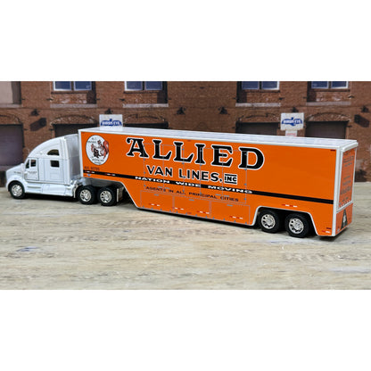 Model of a truck with 'Allied Van Lines, Inc.' branding on a white background