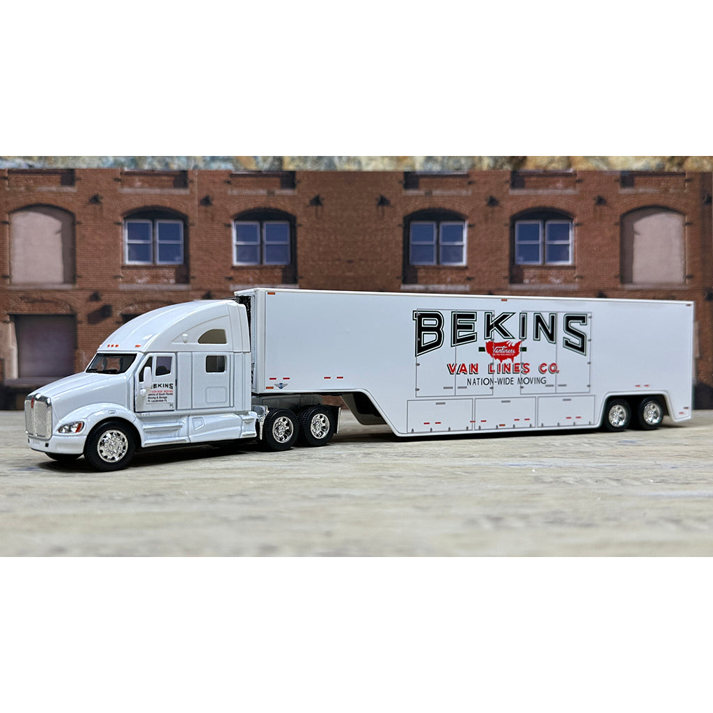 Kenworth T700 w/Moving Van Trailer "Bekins of South Florida Moving &amp; Storage of Ft. Lauderdale, Florida, Agent for Bekins Van Line - Nation-Wide Moving"