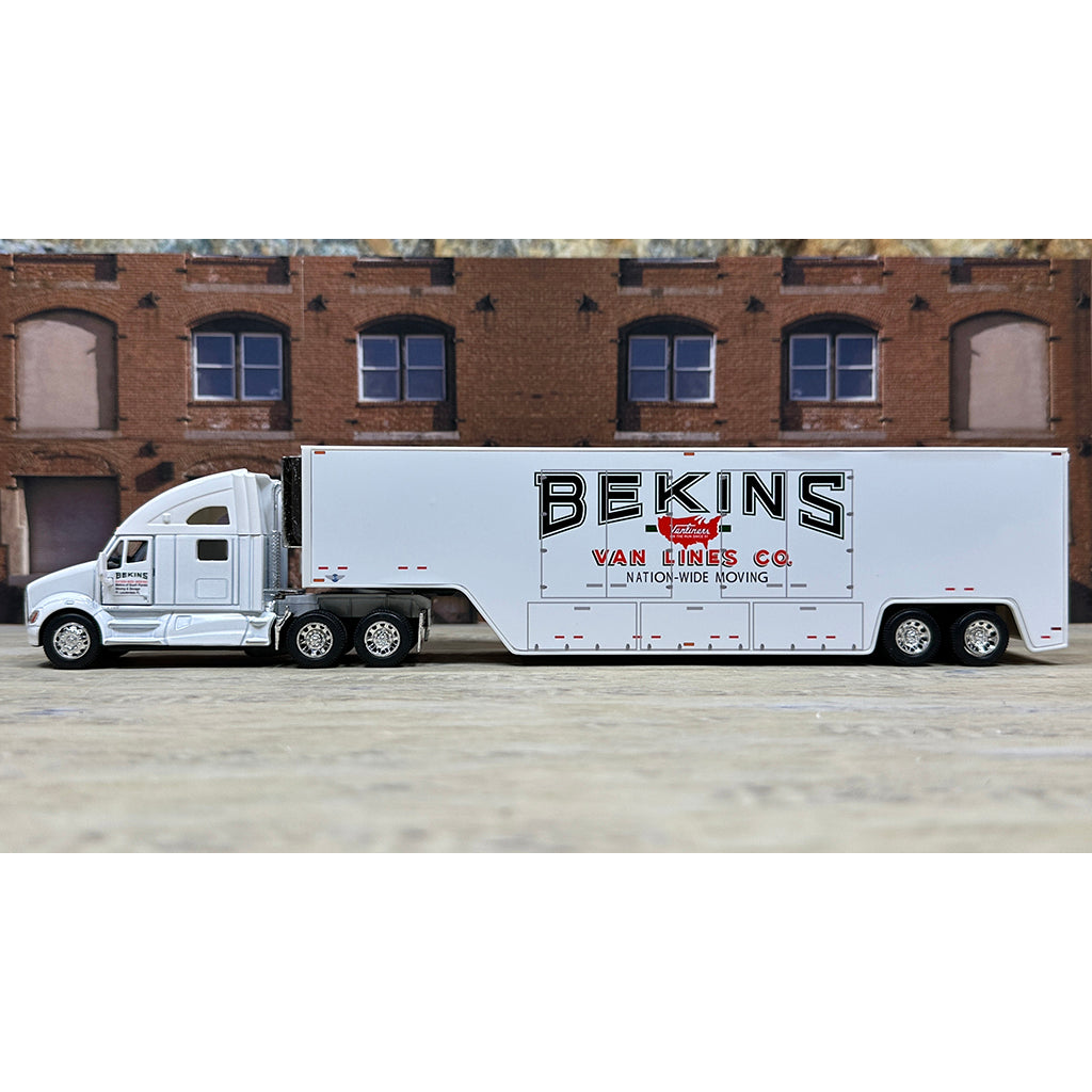 Kenworth T700 w/Moving Van Trailer "Bekins of South Florida Moving &amp; Storage of Ft. Lauderdale, Florida, Agent for Bekins Van Line - Nation-Wide Moving"