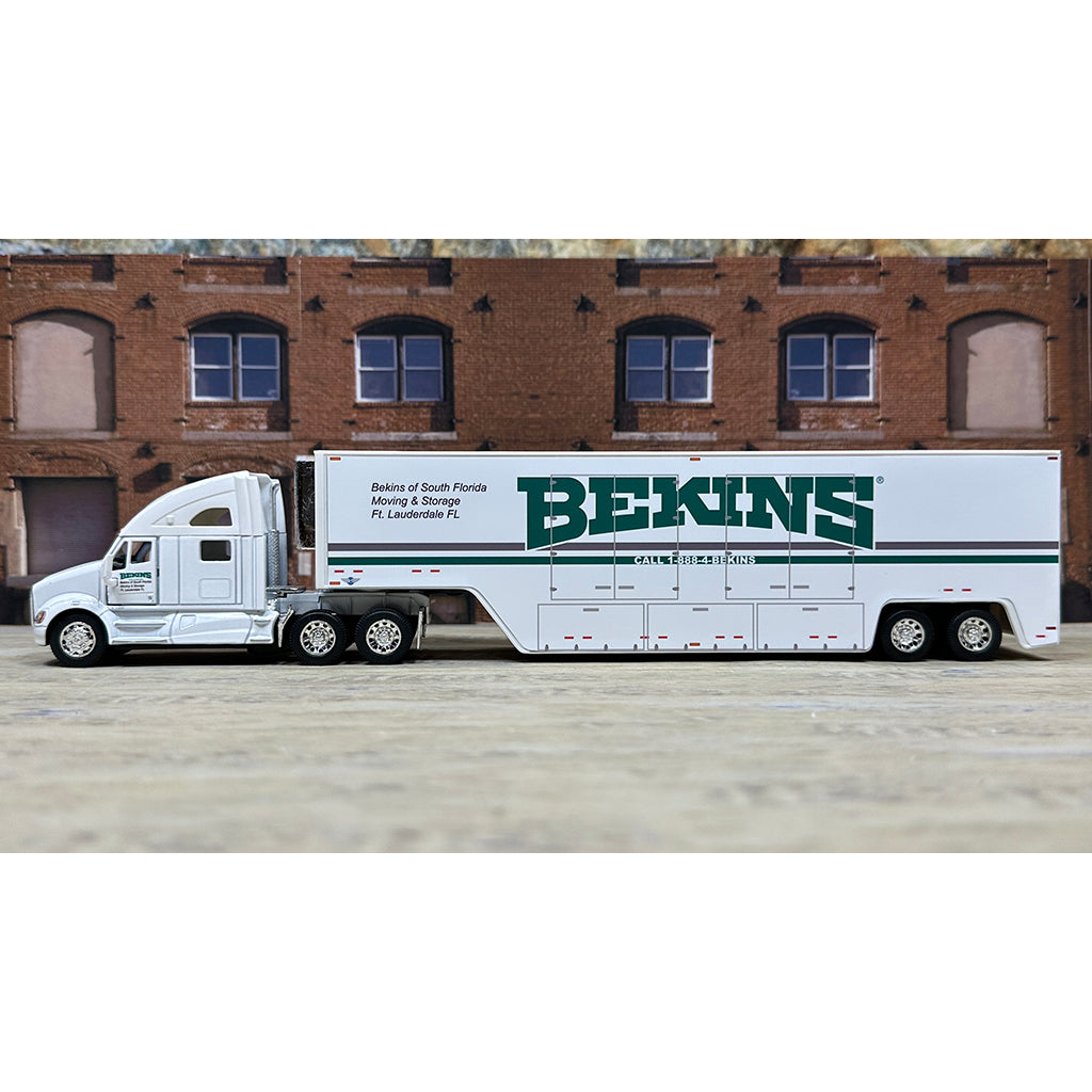 Kenworth T700 w/Moving Van Trailer "Bekins of South Florida Moving &amp; Storage of Ft. Lauderdale, Florida, Agent for Bekins Van Line - Nation-Wide Moving"