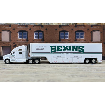 Kenworth T700 w/Moving Van Trailer "Bekins of South Florida Moving &amp; Storage of Ft. Lauderdale, Florida, Agent for Bekins Van Line - Nation-Wide Moving"
