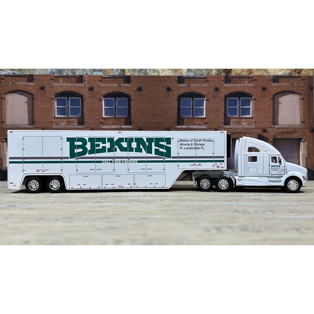 Kenworth T700 w/Moving Van Trailer "Bekins of South Florida Moving &amp; Storage of Ft. Lauderdale, Florida, Agent for Bekins Van Line - Nation-Wide Moving"