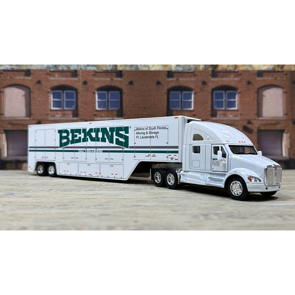 Kenworth T700 w/Moving Van Trailer "Bekins of South Florida Moving &amp; Storage of Ft. Lauderdale, Florida, Agent for Bekins Van Line - Nation-Wide Moving"