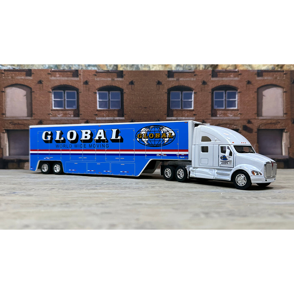 Kenworth T700 w/Moving Van Trailer "Conlon Moving &amp; Storage of Pawtucket, Rhode Island, Agent for Global Van Lines - World Wide Moving"