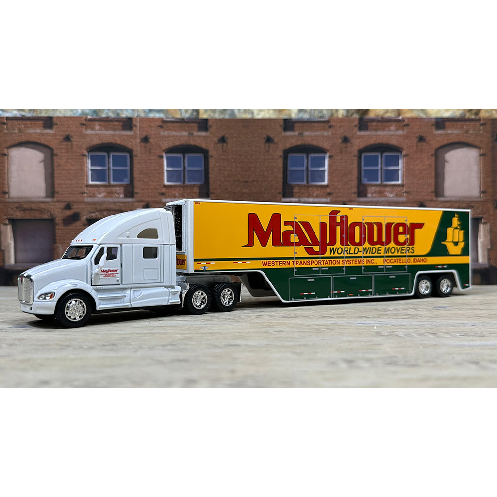 Kenworth T700 w/Moving Van Trailer "Western Transportation Systems Inc. of Pocatello, Idaho, Agent for Mayflower Moving &amp; Storage - World-Wide Movers"