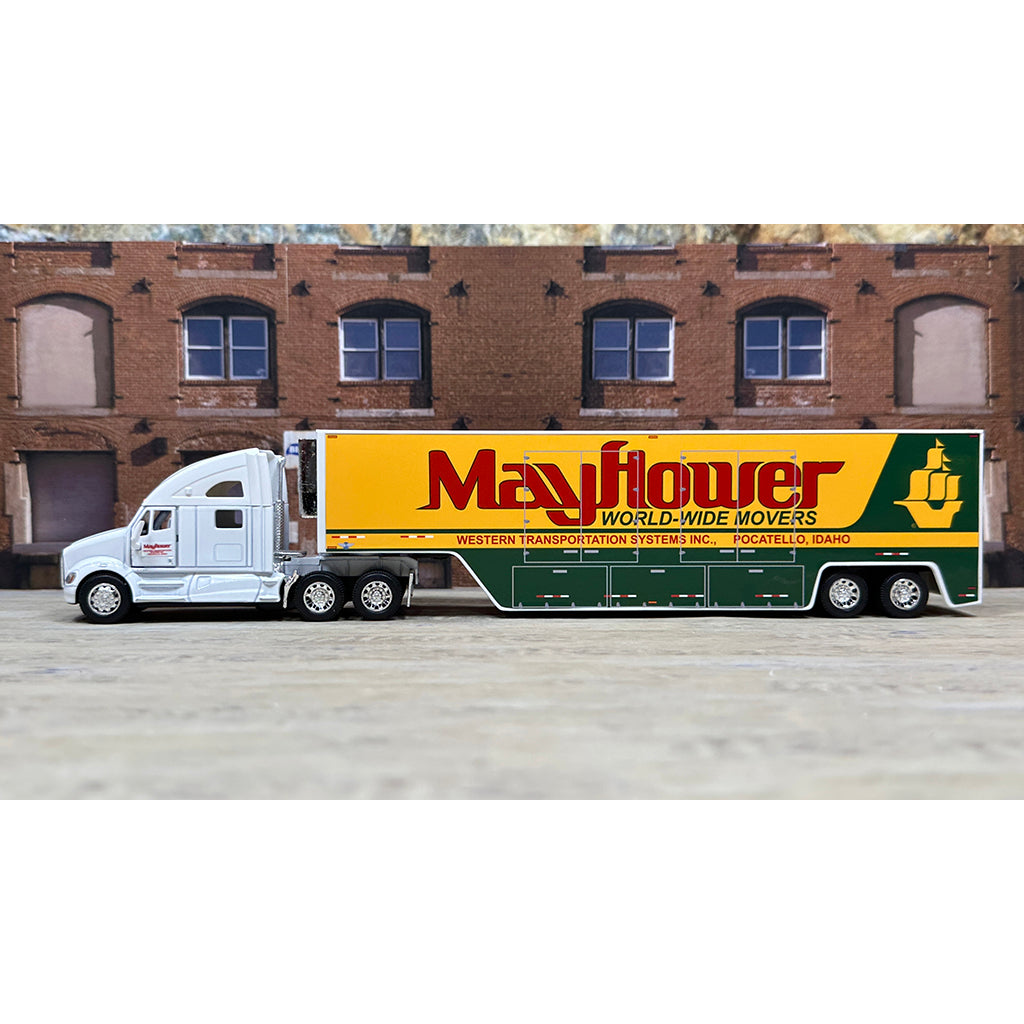 Kenworth T700 w/Moving Van Trailer "Western Transportation Systems Inc. of Pocatello, Idaho, Agent for Mayflower Moving &amp; Storage - World-Wide Movers"