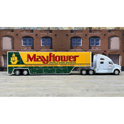 Kenworth T700 w/Moving Van Trailer "Western Transportation Systems Inc. of Pocatello, Idaho, Agent for Mayflower Moving &amp; Storage - World-Wide Movers"