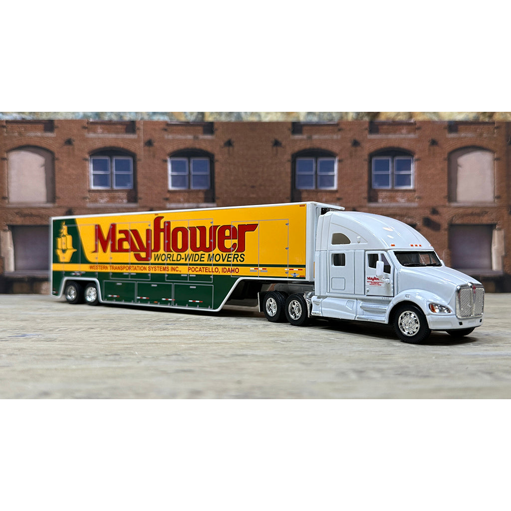 Kenworth T700 w/Moving Van Trailer "Western Transportation Systems Inc. of Pocatello, Idaho, Agent for Mayflower Moving &amp; Storage - World-Wide Movers"