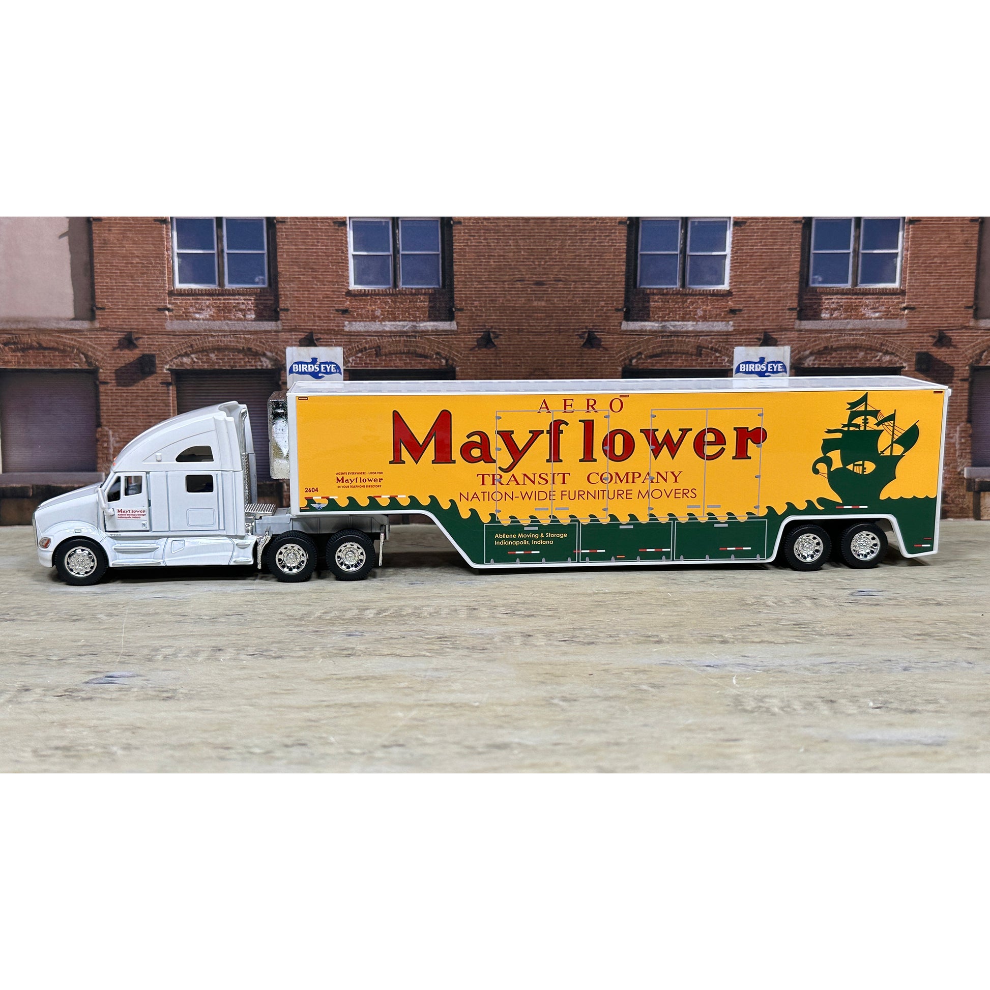 Kenworth T700 w/Moving Van Trailer "Abilene Moving & Storage of Indianapolis, Indiana, Agent for Mayflower Transit Company - Nation-Wide Furniture Movers"