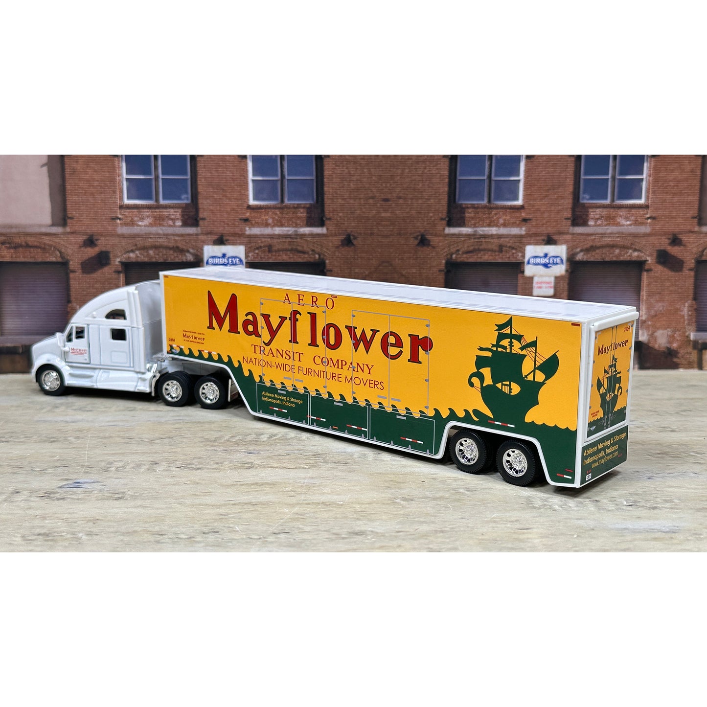 Kenworth T700 w/Moving Van Trailer "Abilene Moving & Storage of Indianapolis, Indiana, Agent for Mayflower Transit Company - Nation-Wide Furniture Movers"